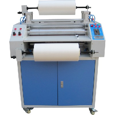 Qlfm-c pneumatic double side texturing and laminating machine